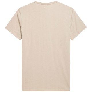 ND05_K14876-M 4FSS23TTSHM311 81S Koszulka męska 4F brąz 4FSS23TTSHM311 81S r.M