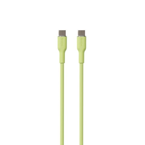 ND38_PUUSBCUSBCICONLGRN PURO ICON Soft Cable ? Kabel USB-C do USB-C 1.5 m (Matcha Green)