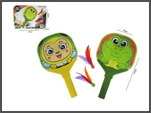 ND39_521812 RAKIETKI PLAZOWE LOTKI KROKODYL 35X4X28 WB