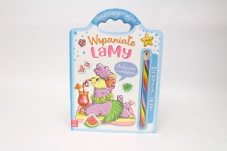 Malowanka..Zacz.kredka Wspaniałe lamy 36708