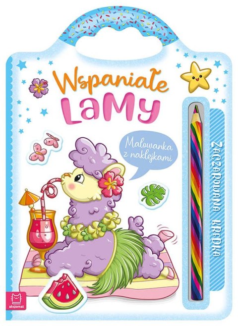 Malowanka..Zacz.kredka Wspaniałe lamy 36708