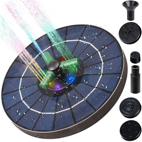 ND32_Q33B Q33B PŁYWAJĄCA SOLARNA FONTANNA RGB