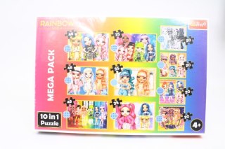 PUZZLE 10w1 Kolekcja modnych laleczek Rainb.96000