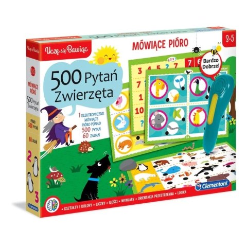CLE Mówiące pióro 500 pytań Zwierzęta 50781