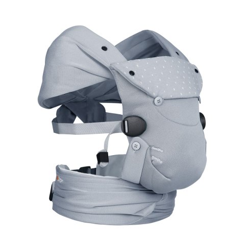 ND19_BS11018807D Nosidełko BeSafe Newborn Haven - Jasny szary