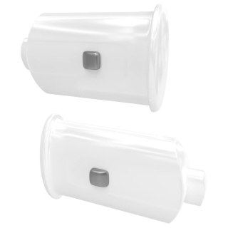 ND19_CZBBE10515-04-W Bloom Fresco Chrome White Elementy do mocowania barierki