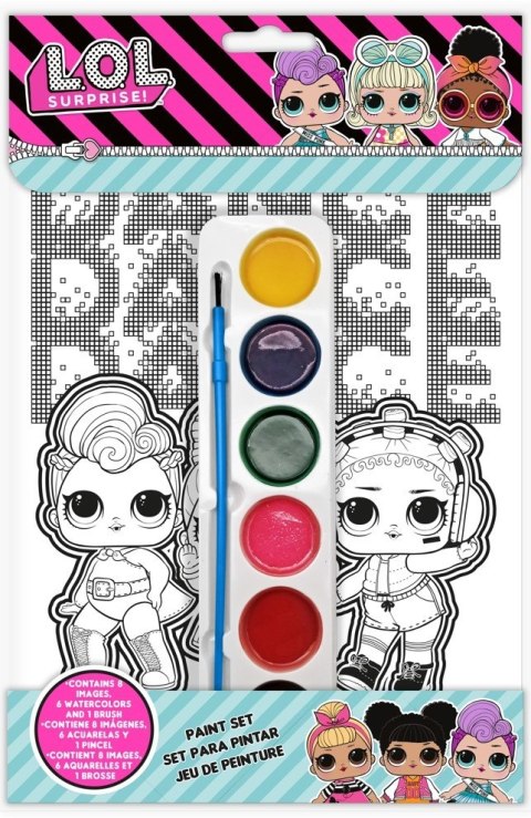ND19_KE-LOL21025 Zestaw do kolorowania farbami - LOL