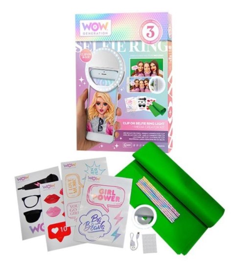 ND19_KE-WOW00024 Zestaw oświetleniowy do selfie z akcesoriami - WOW Generation