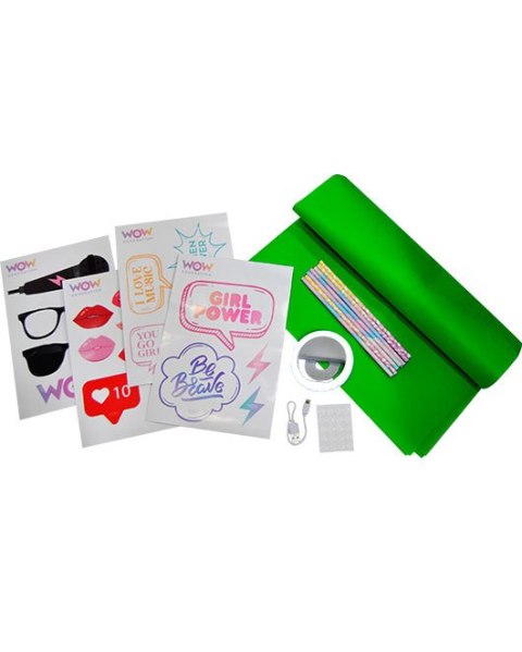 ND19_KE-WOW00024 Zestaw oświetleniowy do selfie z akcesoriami - WOW Generation