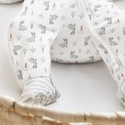 ND19_LTD-L8301243BUN_6-12 Śpioszki dziecięce 6-12m - Króliczek