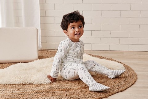 ND19_LTD-L8301243GRY__0-3 Śpioszki dziecięce 0-3m - szare