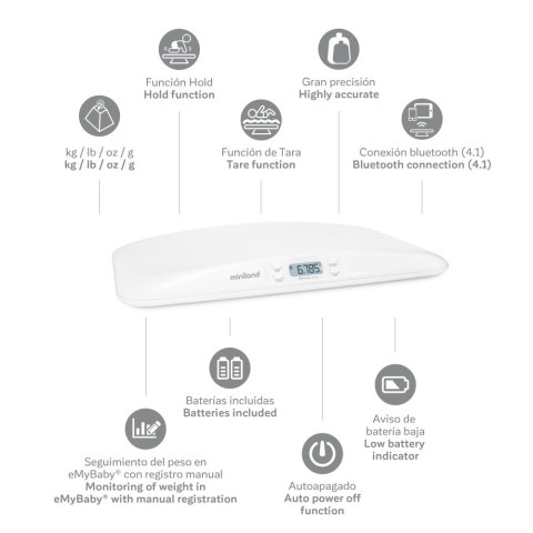ND19_ML89390 Waga cyfrowa dla dzieci i niemowląt