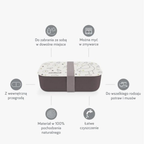 ND19_ML89460 Pojemnik śniadaniowy ECO-friendly 1L - Pisklę