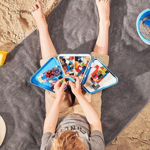 ND19_TRUA-0440-GB01 Przenośne pudełko, pojemnik na zabawki TeeBee - niebieskie