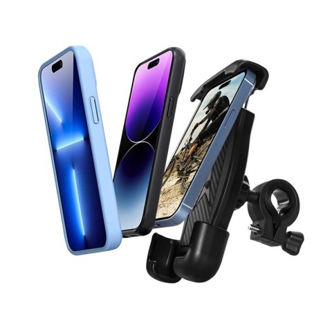ND38_CRG-BH1-BLK Crong Bikeclip Enduro - Uchwyt na telefon do roweru (czarny)