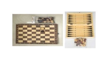 Warcaby drewniane 29x29 JYWK 388 14379