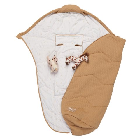 ND19_BS11016687WBF Śpiworek do fotelika/wózka Voksi Breeze Light - ciepły beż