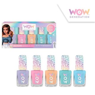ND19_KE-WOW00018 Zestaw 5 pastelowych lakierów do paznokci WOW Generation