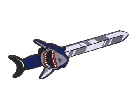 ND24_13204 Zestaw Rycerza Miecz Tarcza Z Pianki EVA Rekin 5905323214064