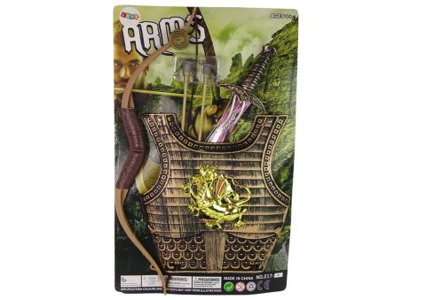 ND24_13228 Strój Kostium Samuraja Rycerza Zestaw Łuk Miecz 5905323214309