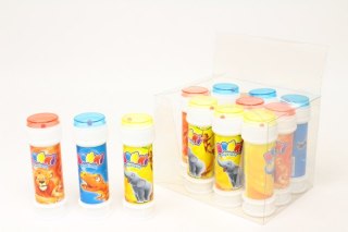 Bańki mydlane 60ml zwierzęta 12szt/op BMS-09 08700