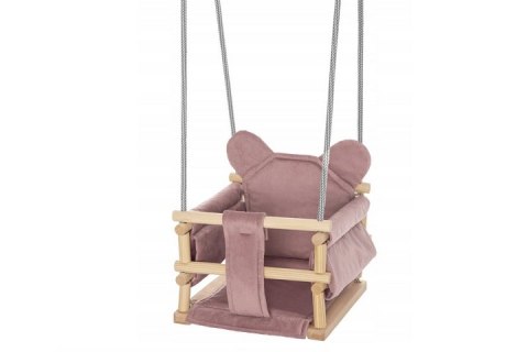 Huśtawka welurowa Miś 03718