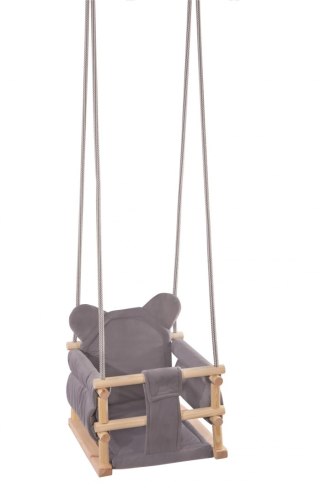 Huśtawka welurowa Miś 03718