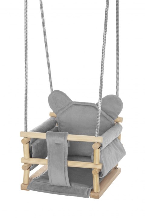 Huśtawka welurowa Miś 03718