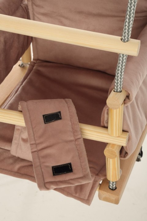 Huśtawka welurowa Miś 03718