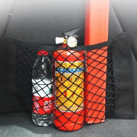 ND24_20038 Siatka Do Bagażnika Auta Organizer Torba Na Rzep Mocna Kieszeń 60x25cm 5905991022503