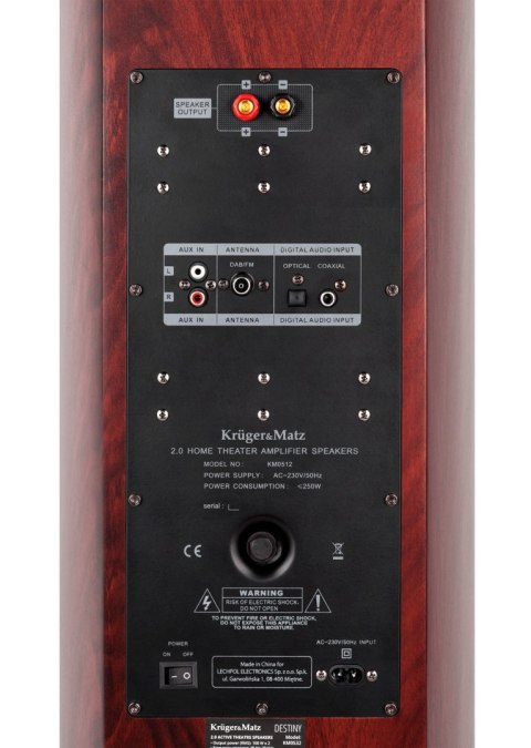 KM0532 Kolumny głośnikowe aktywne Kruger&Matz Destiny, zestaw 2.0