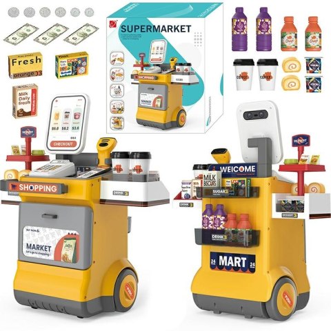 ND32_B45E B45E INTERAKTYWNY SUPERMARKET WÓZEK DŹWIĘK KASA