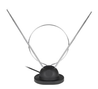 ANT0016-3 Antena pokojowa TV z kablem koncentrycznym z podstawką