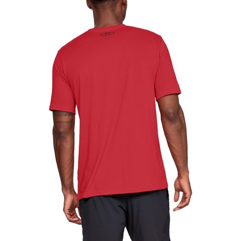 ND05_K8105-L 1326799-600 Koszulka męska Under Armour Sportstyle Left Chest SS czerwona 1326799 600 r.L