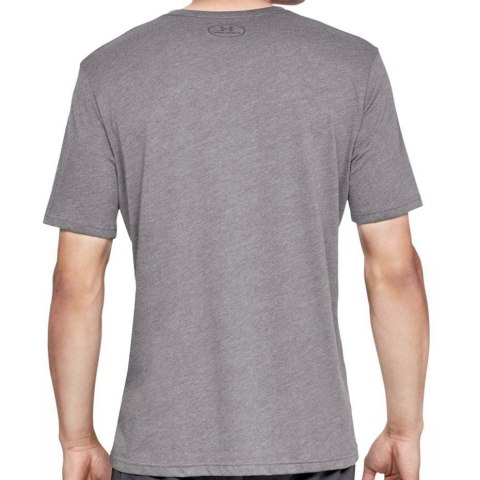 ND05_K9307-M 1326799 036 Koszulka męska z krótkim rękawem Under Armour Sportstyle Left Chest SS szary melanż 1326799 036 r.M