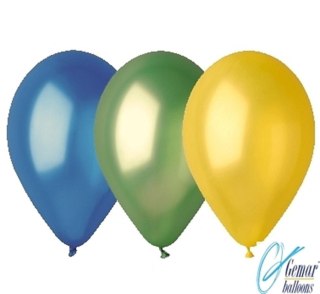 ND39_296497 -BALON METALC 10 GO MIX KOL FOL OP100SZT