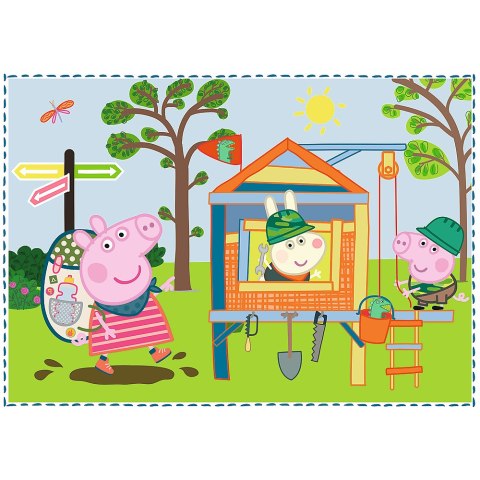 PUZZLE 4w1 Wspomnienie z wakacji /Peppa Pig 34359