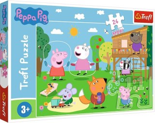 PUZZLE MAXI 24 Zabawy na polanie/ŚwinkaPeppa 14342