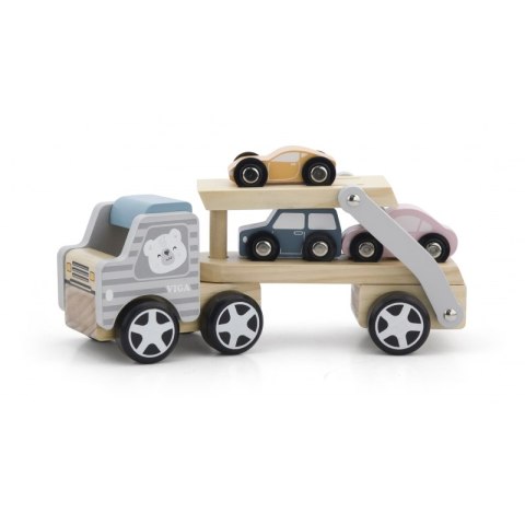 Drewniana laweta z samochodzikami Viga Toys PolarB