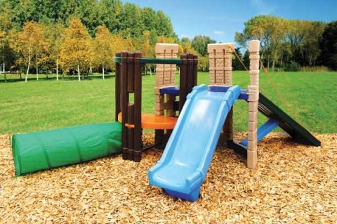 LT Plac Zabaw Przeplotnia Zjeżdżalnia