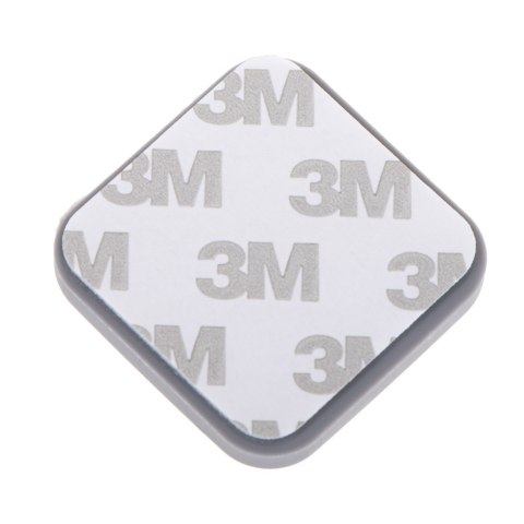 KX4923 Odbojnik do drzwi samoprzylepny silikonowy szary kwadrat