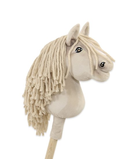 Hobby Horse Mały koń na kiju Premium kremowy cremello A5