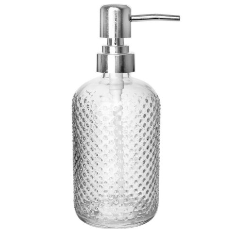 Pojemnik szklany do mydła lub płynu do naczyń dozownik na mydło płyn 550 ml