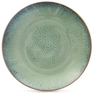 Talerz obiadowy płytki ceramiczny zielony GLAZE 27 cm