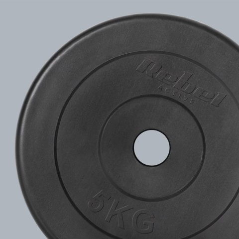 Obciążenie bitumiczne zestaw 4x5kg, otwór 31mm, talerz klasyczny, REBEL ACTIVE