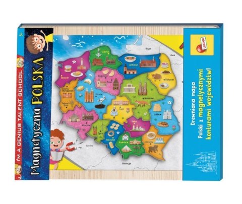 I'm a genius magnetyczna mapa polski