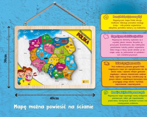 I'm a genius magnetyczna mapa polski
