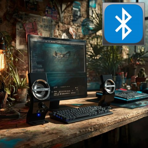 Głośniki komputerowe 6W Audiocore, USB, black, AC805