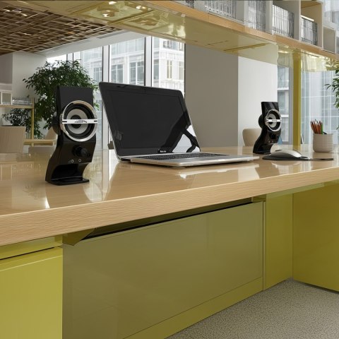 Głośniki komputerowe 6W Audiocore, USB, black, AC805