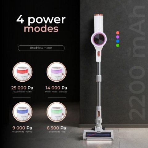 AD 7079 Odkurzacz pionowy z dotykowym wyświetlaczem led | 4 tryby ssania | silnik bezszczotkowy | hepa 13 | do 70 m?